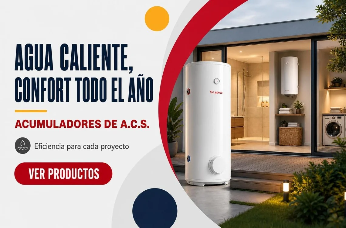 Acumuladores de agua caliente sanitaria CliMarket en móvil