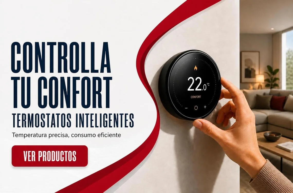 Termostatos inteligentes CliMarket en móvil