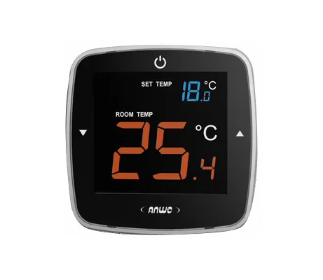 TERMOSTATO AMBIENTAL DE CALEFACCION SIMPLE ANWO ATS-PANTALLA TÁCTIL / ON-OFF / RADIOFRECUENCIA
