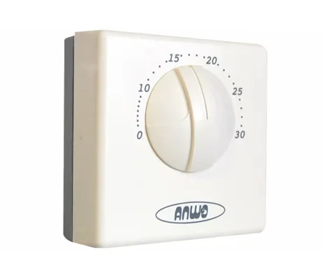 TERMOSTATO AMBIENTAL DE CALEFACCION SIMPLE ANWO ATS-3 CONTACTOS